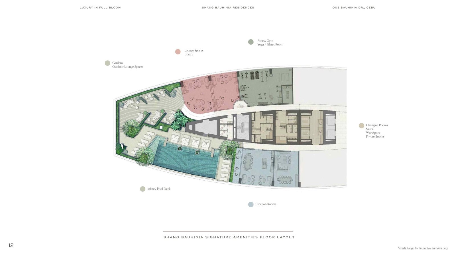 Shang Bauhinia Signature Amenities Floor Layout